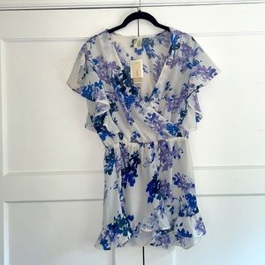 Ruffle Floral Romper